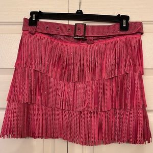 Pink Sparkly skort size large